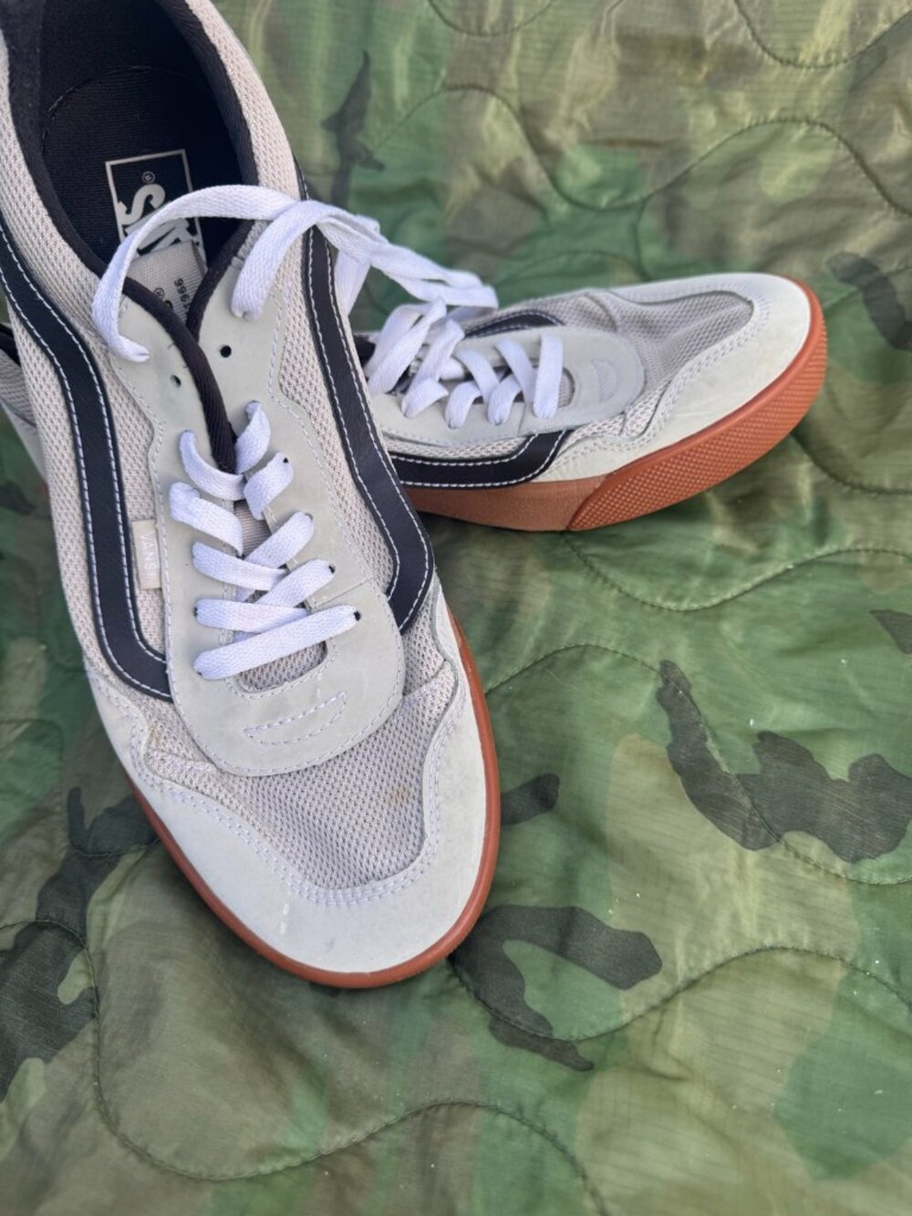 Vans Style 36 Sneakers - White/Black Gum Sole, Mens 12